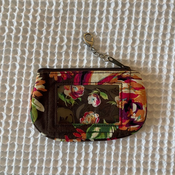 Vera Bradley ID Wallet in English Rose - Picture 2 of 3